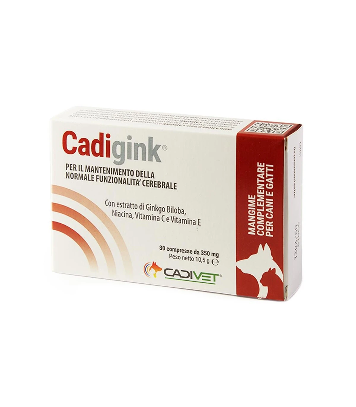 Cadivet Cadigink 30 Compresse 350 Mg