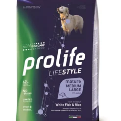 Prolife Cane Lifestyle Mature Pesce Bianco & Riso Medium Large 2,5 Kg