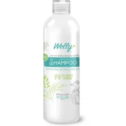 Welly Bio Shampoo Cani Protezione Naturale Olio Di Neem E Te’ Verde 250 Ml